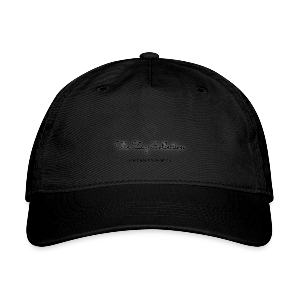 Organic Baseball Cap - black