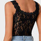 Lace Scoop Neck Tank