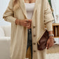 Button Up Long Sleeve Hooded Cardigan