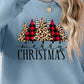 MERRY CHRISTMAS Round Neck Long Sleeve Sweatshirt