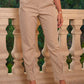 High Waist Cropped Pants