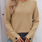 Round Neck Long Sleeve Sweater