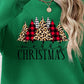 MERRY CHRISTMAS Round Neck Long Sleeve Sweatshirt