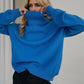 Basic Bae Turtleneck Dropped Shoulder Long Sleeve Sweater