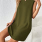 Notched Sleeveless Mini Tank Dress