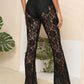 Lace High Waist Swim Pants