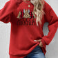 MERRY CHRISTMAS Round Neck Long Sleeve Sweatshirt