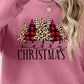 MERRY CHRISTMAS Round Neck Long Sleeve Sweatshirt