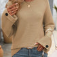 Round Neck Long Sleeve Sweater