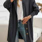 Button Up Long Sleeve Hooded Cardigan