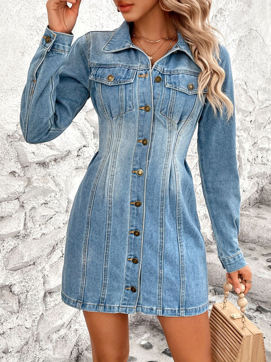 kancan denim dress Kate Midi Dress Light Wash / M