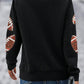 Sequin Football Long Sleeve Sweatshirt