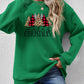 MERRY CHRISTMAS Round Neck Long Sleeve Sweatshirt