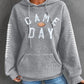 GAME DAY Football Drawstring Long Sleeve Hoodie