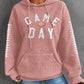 GAME DAY Football Drawstring Long Sleeve Hoodie