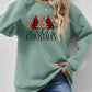 MERRY CHRISTMAS Round Neck Long Sleeve Sweatshirt