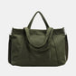 Corduroy Solid Large Tote Bag