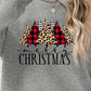 MERRY CHRISTMAS Round Neck Long Sleeve Sweatshirt