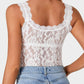 Lace Scoop Neck Tank