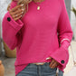 Round Neck Long Sleeve Sweater