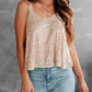 Sequin Scoop Neck Tank