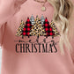 MERRY CHRISTMAS Round Neck Long Sleeve Sweatshirt