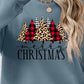 MERRY CHRISTMAS Round Neck Long Sleeve Sweatshirt