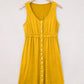 Sleeveless Button Down Mini Dress