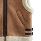 Contrast Zip Up Fleece Vest