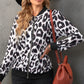 Leopard Zip-Up Bomber Jacket