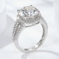 5 Carat  Moissanite Split Shank Ring