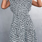 Leopard Round Neck Mini Dress