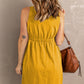 Sleeveless Button Down Mini Dress