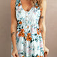 Printed Button Down Sleeveless Magic Dress