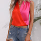 Two-Tone Surplice Neck Tank
