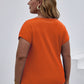 Plus Size Twisted Asymmetrical T-Shirt