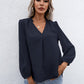 Swiss Dot Frill Trim Puff Sleeve Blouse
