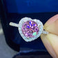 Lifelong Journey 1 Carat Moissanite Heart Ring