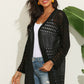Openwork Long Sleeve Cardigan