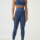 Leopard Crisscross Top and Leggings Active Set