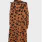 Leopard Hooded Cardigan with Pockets