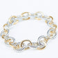 Two-Tone Twisted Bracelet