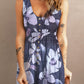 Printed Button Down Sleeveless Magic Dress