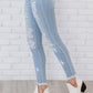 Kancan At Last Distressed Button Fly Skinny Jeans