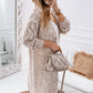 V-Neck Long Sleeve Cardigan