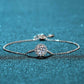 1 Carat Moissanite Chain Bracelet