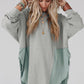 Curved Hem Dolman Sleeve Top