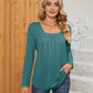 Square Neck Long Sleeve T-Shirt
