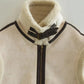 Contrast Zip Up Fleece Vest