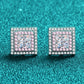 Moissanite Square Stud Earrings